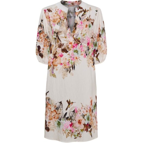 Marta Kjole - Blomster - Mellemlange kjoler - MARTA