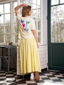 Marta T-shirt - gul/hvid - Dame - T-shirts - MARTA