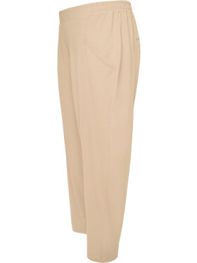Cassiopeia bukser - sand - Plus size bukser til kvinder - CASSIOPEIA