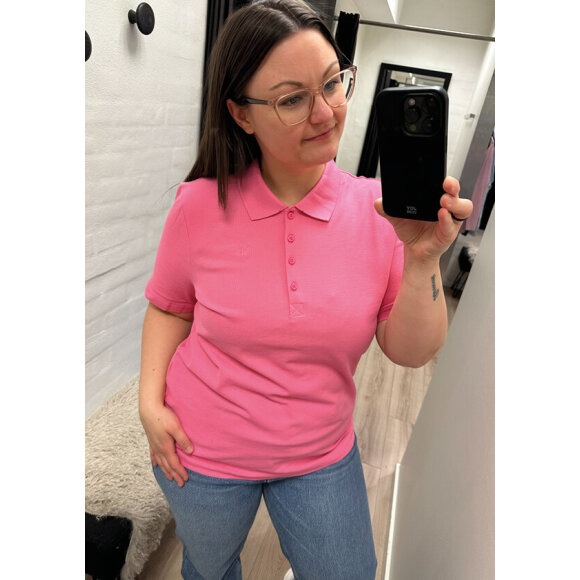 Brandtex polo - rosa - Dame - T-shirts - Brandtex