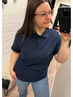 Brandtex polo - navy - Dame - T-shirts - Brandtex