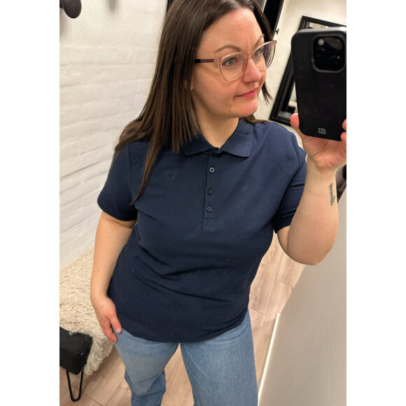 Brandtex polo - navy - Dame - T-shirts - Brandtex