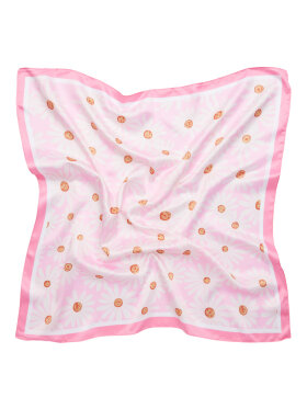 Marta Tørklæde - lyserød/marguerit - Tørklæder - MARTA