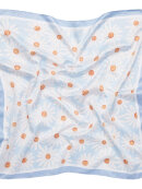 Marta Tørklæde - lyseblå/marguerit - Tørklæder - MARTA