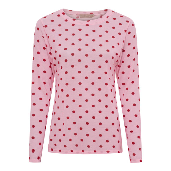 Marta Bluse - lyserød/dot - Dame - Bluser - MARTA Marta Bluse - lyserød/dot - Dame - Bluser - MARTA