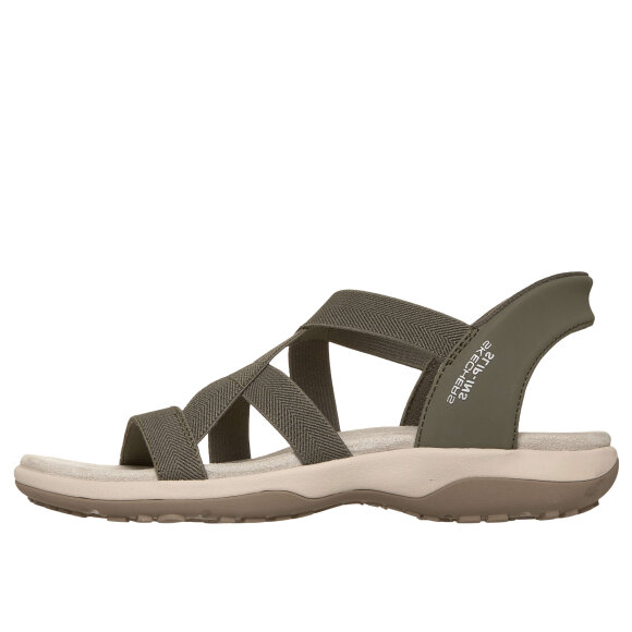 Skechers sandal - oliven - Slip-ins  - Dame - Sandaler - Skechers