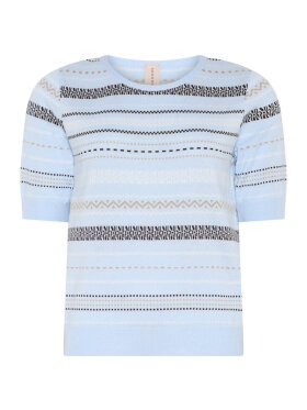 Skovhuus strik - blå mix - Lækre striktrøjer til kvinder - Skovhuus