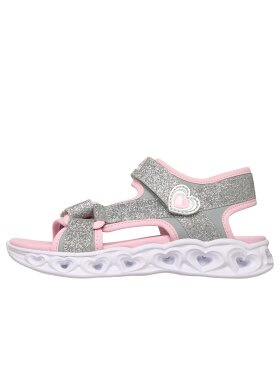 Skechers sandal - sølv/pink - Børn - Sandaler - Skechers
