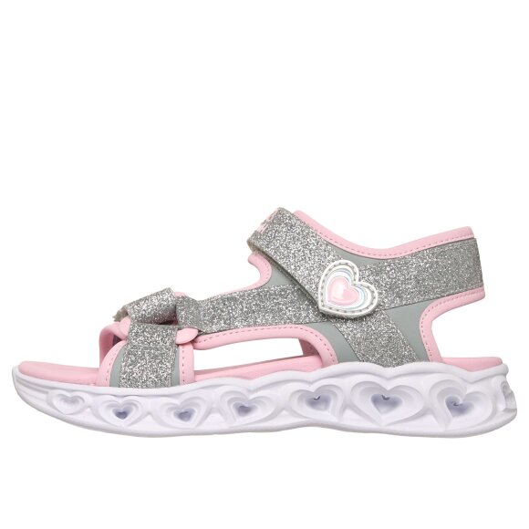 Skechers sandal - sølv/pink - Børn - Sandaler - Skechers