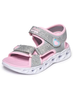 Skechers sandal - sølv/pink - Børn - Sandaler - Skechers