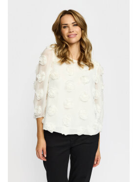 2-biz bluse - hvid - Dame - Bluser - 2-Biz