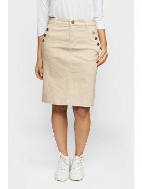 2-biz nederdel - sand/stribet - Dame - Nederdele - 2-Biz