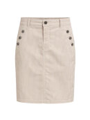 2-biz nederdel - sand/stribet - Dame - Nederdele - 2-Biz