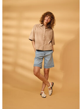 Fransa skjorte - tan - Skjorter til kvinder - FRANSA