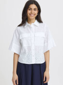 Fransa skjorte - hvid/brodering - Skjorter til kvinder - FRANSA