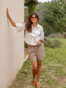 Fransa skjorte - hvid/brodering - Skjorter til kvinder - FRANSA