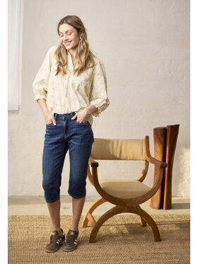 Pulz Capri - medium blå - Dame - Shorts & Knickers - PULZ Jeans