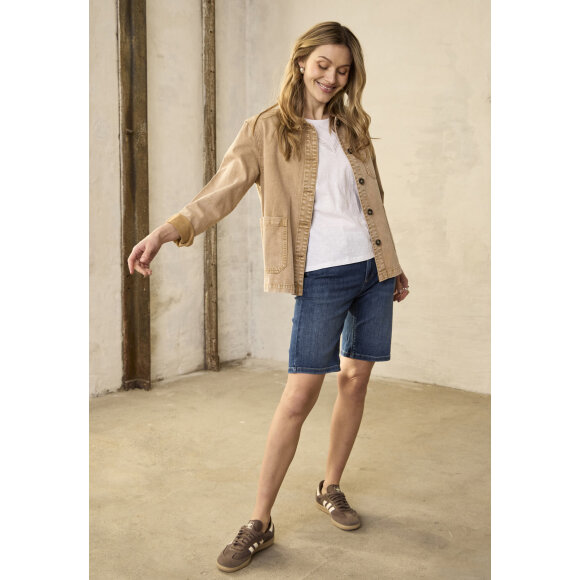 Pulz shorts - medium blå - Dame - Shorts & Knickers - PULZ Jeans