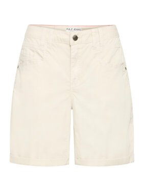 Pulz Shorts - lys sand - Dame - Shorts & Knickers - PULZ Jeans