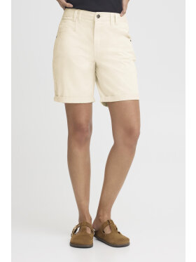 Pulz Shorts - lys sand - Dame - Shorts & Knickers - PULZ Jeans