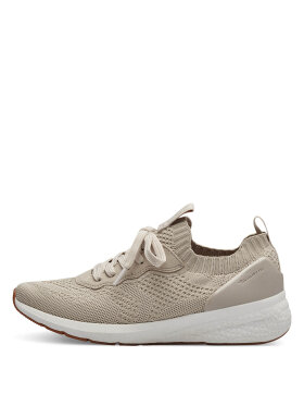 Tamaris sneakers ivory metallic - Sneakers til dame - Tamaris
