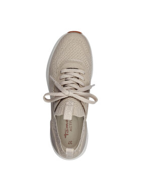 Tamaris sneakers ivory metallic - Sneakers til dame - Tamaris