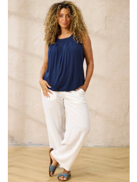 Zhenzi top - marine - Overdele til Plus size - Zhenzi