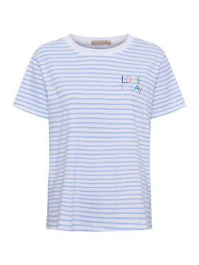 Marta T-shirt - blå/hvid - Dame - T-shirts - MARTA