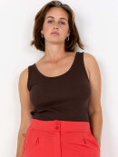 Wasabiconcept top - brun - Overdele til Plus size - Wasabiconcept