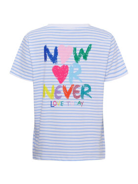 Marta T-shirt - blå/hvid - Dame - T-shirts - MARTA