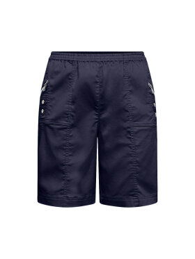 Wasabiconcept shorts - marine - Plus size bukser til kvinder - Wasabiconcept