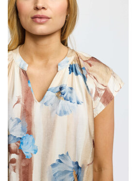 2-biz Kjole - sand/blomst - Mellemlange kjoler - 2-Biz