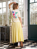 Marta T-shirt - gul/hvid - Dame - T-shirts - MARTA
