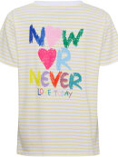 Marta T-shirt - gul/hvid - Dame - T-shirts - MARTA