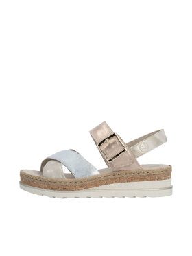 Rieker sandal - metallic - Dame - Sandaler - Rieker