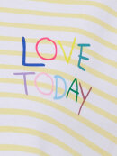 Marta T-shirt - gul/hvid - Dame - T-shirts - MARTA