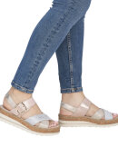 Rieker sandal - metallic - Dame - Sandaler - Rieker