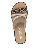 Rieker sandal - beige kombi/leo - Dame - Sandaler - Rieker