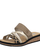 Rieker sandal - beige kombi/leo - Dame - Sandaler - Rieker