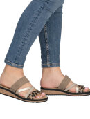 Rieker sandal - beige kombi/leo - Dame - Sandaler - Rieker
