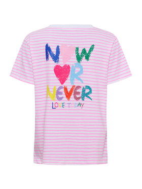 Marta T-Shirt - pink/hvid - Dame - T-shirts - MARTA