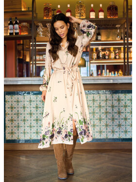 Black Colour Kjole - rosa/blomst - Mellemlange kjoler - Black Colour