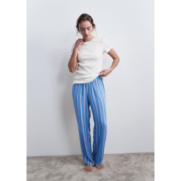 Triumph natbuks - blå/stribet - Nattøj og Morgenkåber - Triumph