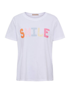 Marta t-Shirt - hvid/tryk - Dame - T-shirts - MARTA