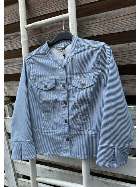 2-biz jakke - blå/stribet - Jakker & frakker til dame - stort udvalg - 2-Biz