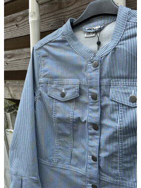 2-biz jakke - blå/stribet - Jakker & frakker til dame - stort udvalg - 2-Biz