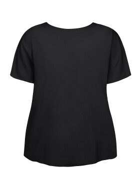 Zhenzi bluse - sort - Overdele til Plus size - Zhenzi