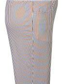 Zhenzi piratbuks - Brun/Stribet - Plus size bukser til kvinder - Zhenzi