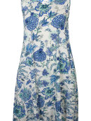 Zhenzi kjole - blå mix - Kjoler til plus size kvinder - Zhenzi