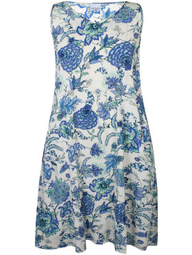 Zhenzi kjole - blå mix - Kjoler til plus size kvinder - Zhenzi